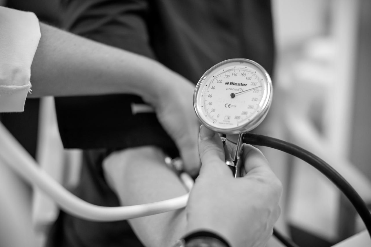 Nurse performing a blood draw at Long Life Clinic