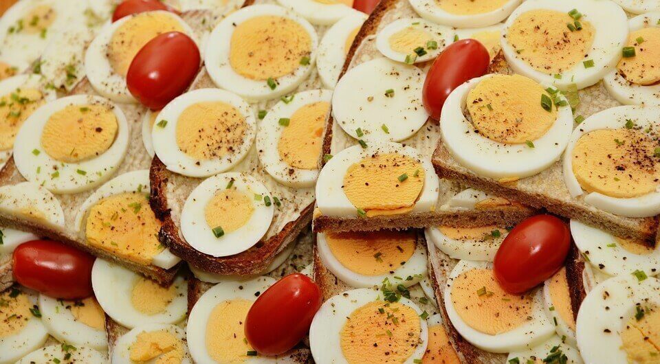 huevos para la placa arterial